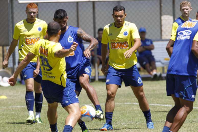 <p>Cruzeiro fez treino movimentado na tarde desta quarta-feira, na Toca II</p>