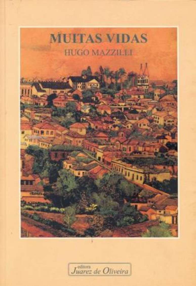 Capa do livro Muitas Vidas, editado em 1998 por Hugo Mazzilli 
