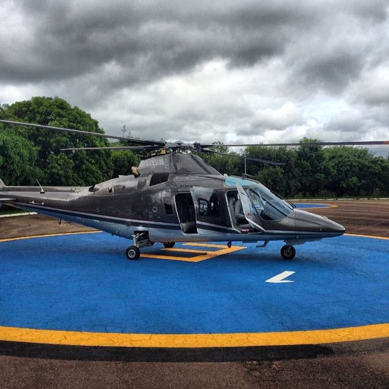 <p>Empresários parceiros do Penapolense também têm helicóptero à disposição</p>