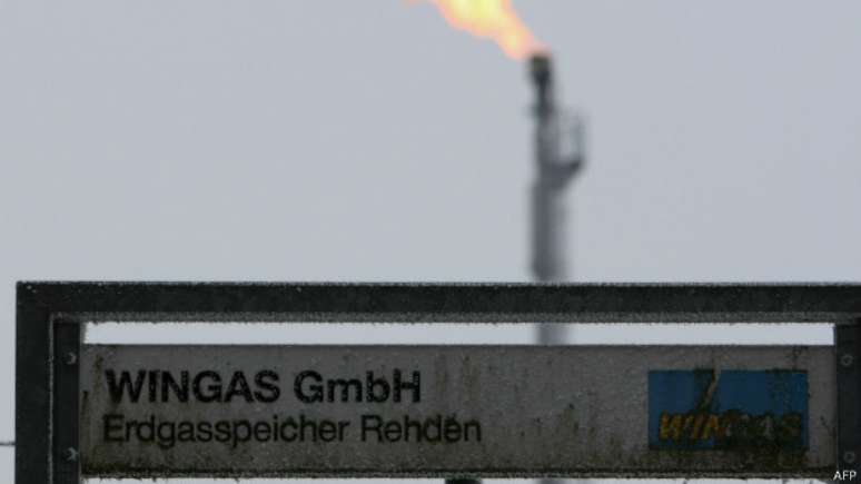 <p>Planta de gás na Alemanha </p>