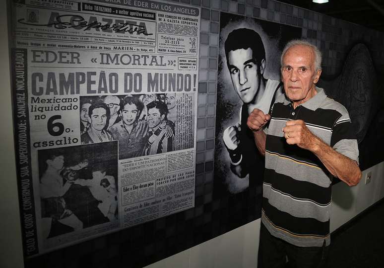 <p>Ex-pugilista passou a dar nome a sala de boxe do São Paulo FC</p>