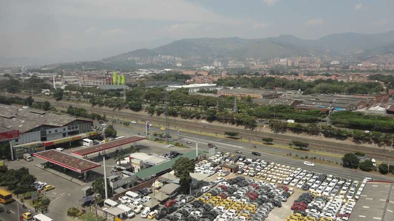 Medellín está a 1.500 metros do nível do mar