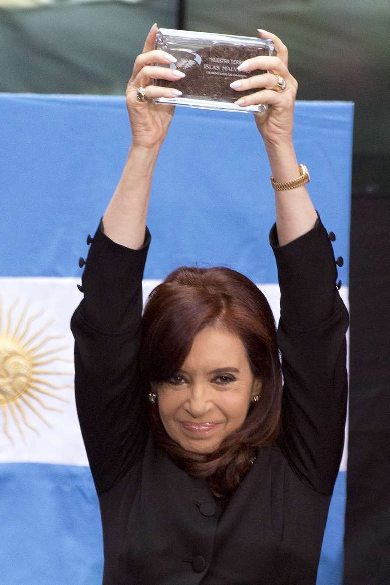 <p>Na semana passada, a presidente argentina, Cristina Kirchner, denunciou a existência de uma base nuclear britânica nas ilhas</p>