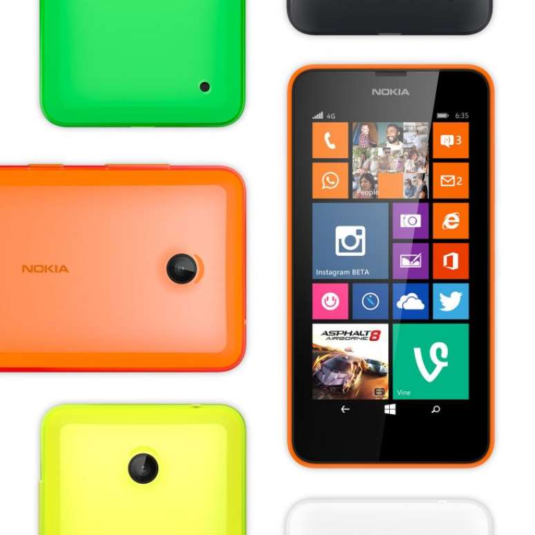 <p>Nokia Lumia 635 &eacute; um dos modelos com o Windows Phone 8.1</p>