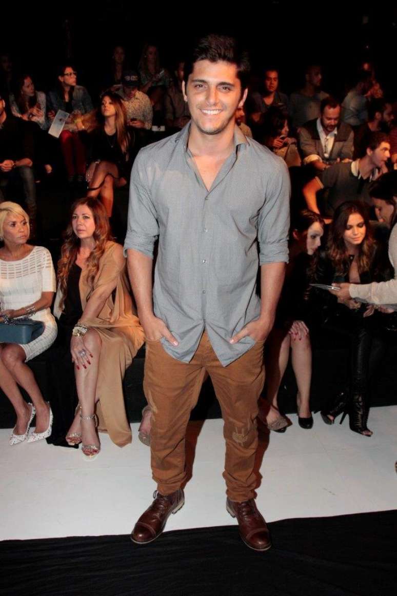 Ator disse que o look que usou no SPFW foi o mais ousado que j&aacute; chegou em rela&ccedil;&atilde;o &agrave; moda