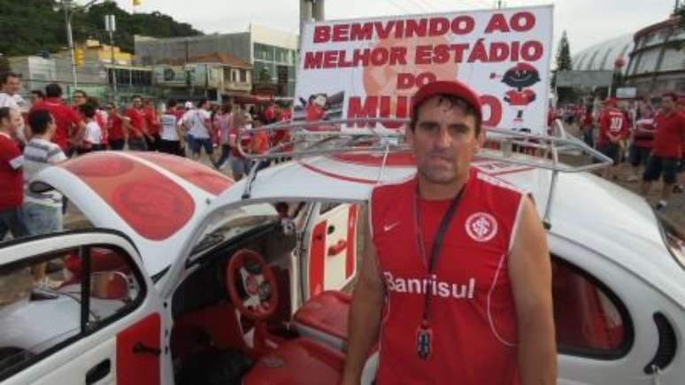 Vladimir mostrou carro pela primeira vez ao p&uacute;blico neste s&aacute;bado