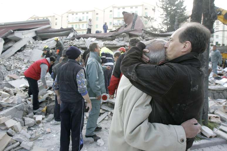 <p>O terremoto que atingiu Áquina, há 5 anos, matou 309 pessoas</p>