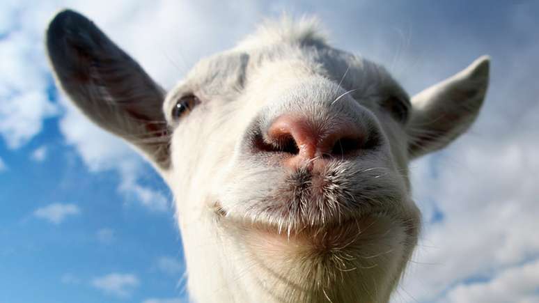 Em 'Goat Simulator', o jogador controla uma cabra que deve cumprir determinados objetivos e aumentar sua pontuação