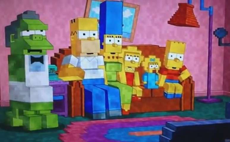 Minecraft foi homenageado no desenho Os Simpsons durante o episódio que foi ao ar neste domingo (06) nos Estados Unidos