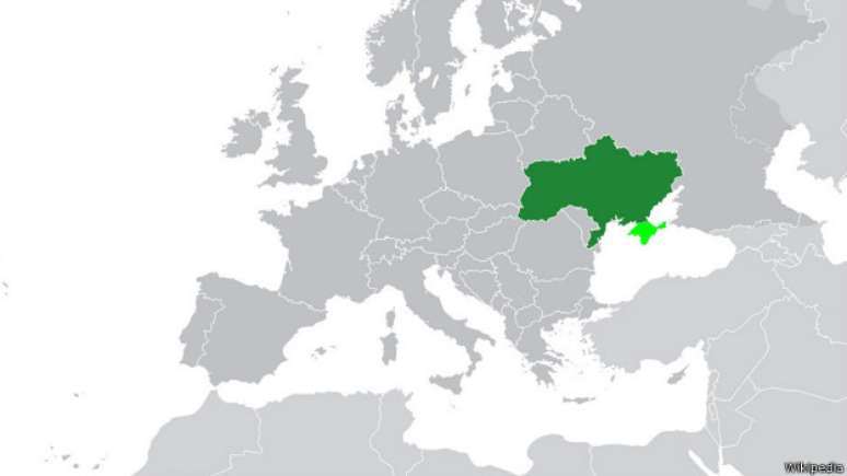 Localizada na Europa Oriental, Ucrânia foi apontada por alguns americanos como fazendo parte dos Estados Unidos