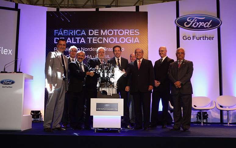 <p>Ford inaugura primeira unidade de produção de motores em Camaçari</p>