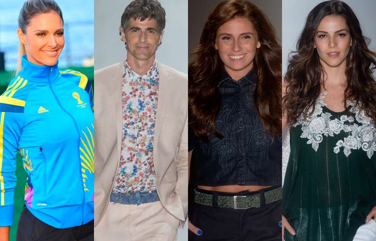<p>(Esq. para dir.) Fernanda Lima, Reynaldo Gianecchini, Giovanna Antonelli e Tainá Müller foram destaques do penúltimo dia de Fashion Rio</p>