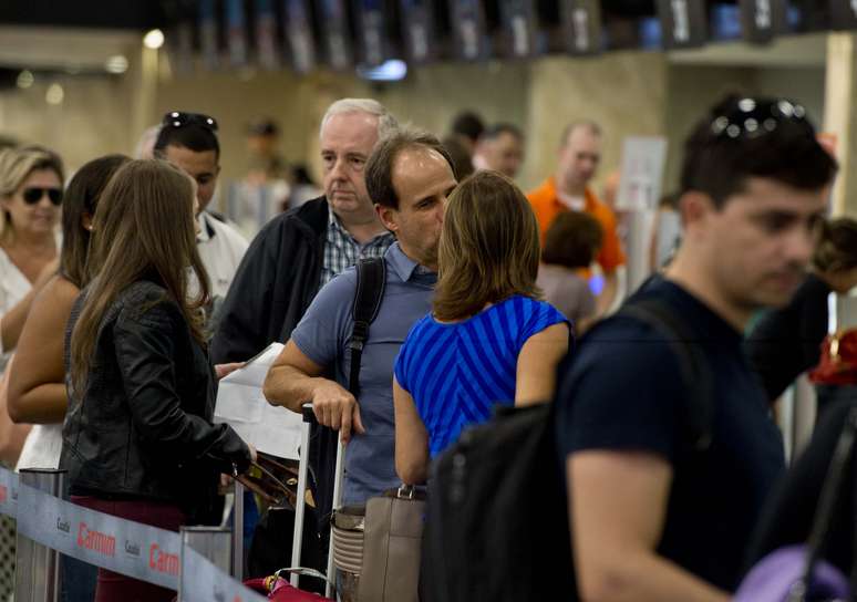 Aeroporto de Congonhas tem movimento intenso