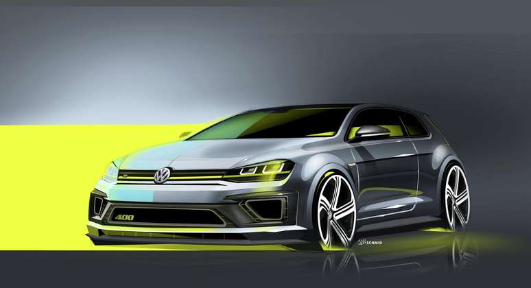A Volkswagen mostrará no salão de Pequim uma versão superpoderosa do Golf