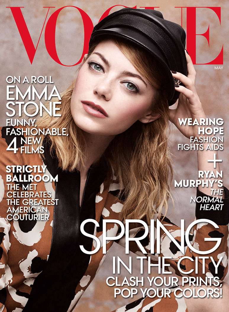 <p>A atriz estrela a capa de maio da edição americana da Vogue, para a qual falou sobre o tema</p>