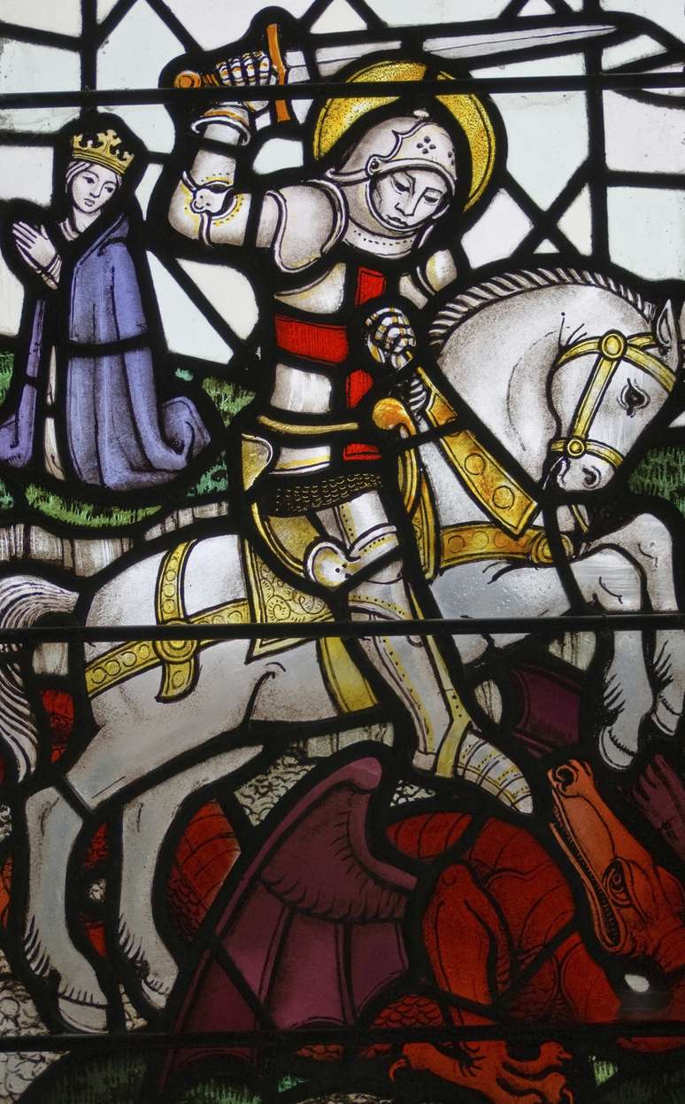 <p>O cavalo branco representa a pureza indomada da fé em Deus e em si próprio</p>