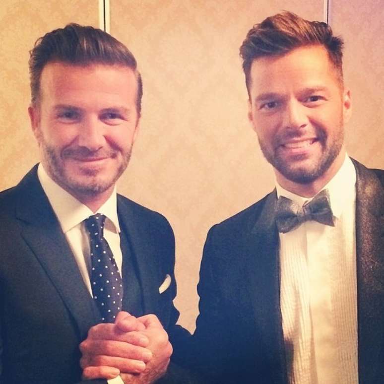 David Beckham e Ricky Martin