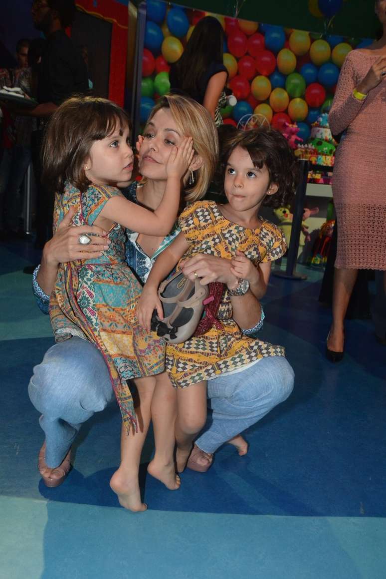 Famosos prestigiaram nessa terça-feira (22) a inauguração de um buffet de festa infantil, da apresentadora Xuxa, em São Paulo. Na foto, Bianca Rinaldi