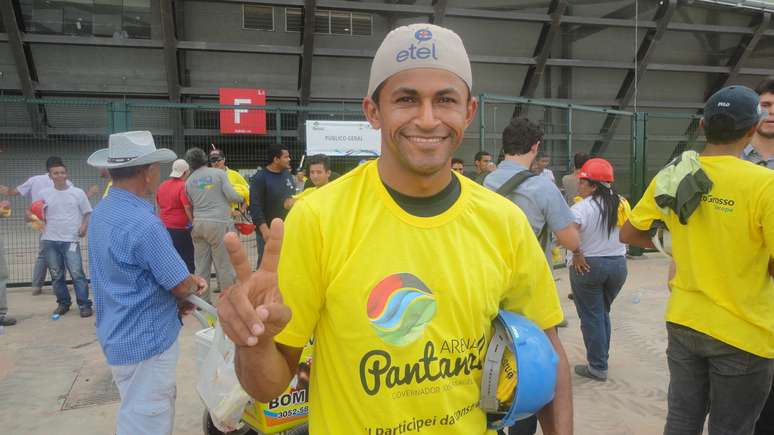Júlio Lopes trabalha há mais de um ano na Arena Pantanal