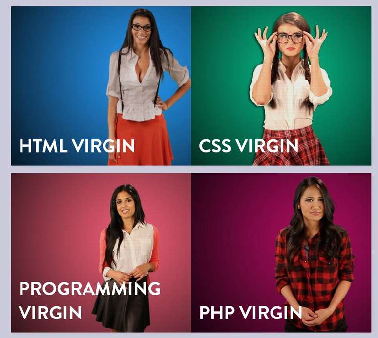 Site "Codebabes" ensina HTML, CSS e outras linguagens da rede com jovens professoras de roupas provocantes