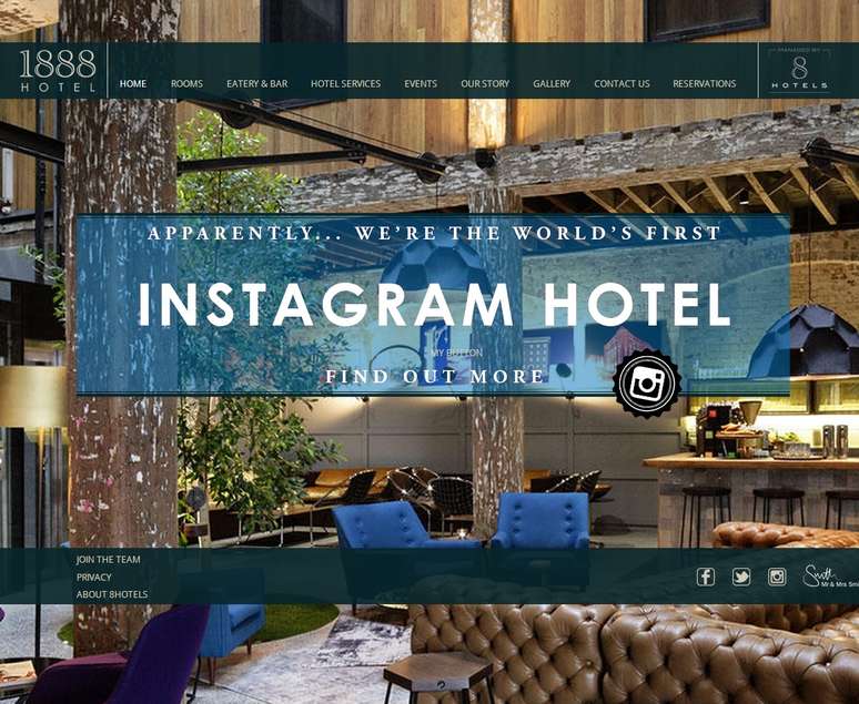 Hotel na Austrália oferece hospedagem de graça para quem postar selfie no Instagram e tiver mais de 10 mil seguidores