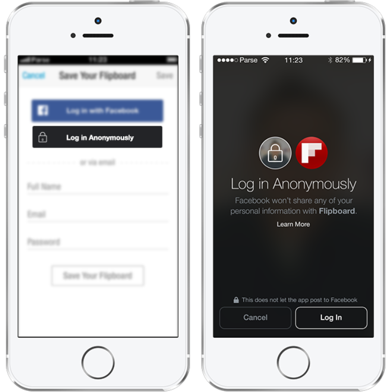 Facebook anuncia login an nimo para acesso a aplicativos