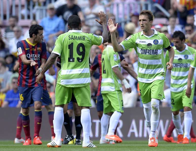 Getafe anotou um gol aos 47min do segundo tempo e calou o Camp Nou