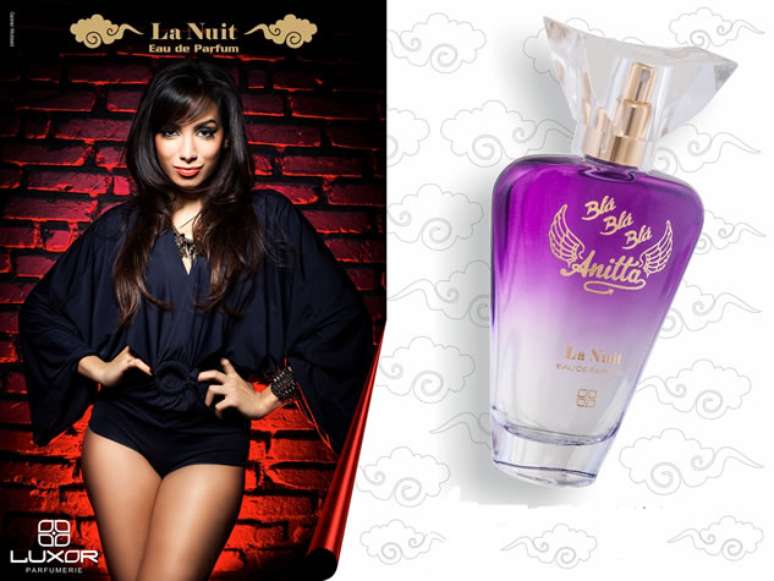 Anitta lança linha de perfumes, com opção para o dia e noite