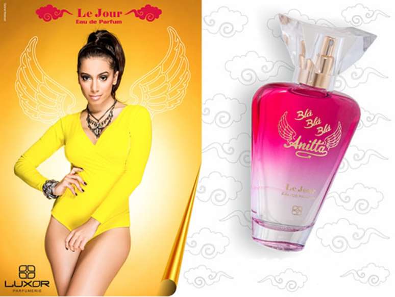 Anitta lança linha de perfumes, com opção para o dia e noite
