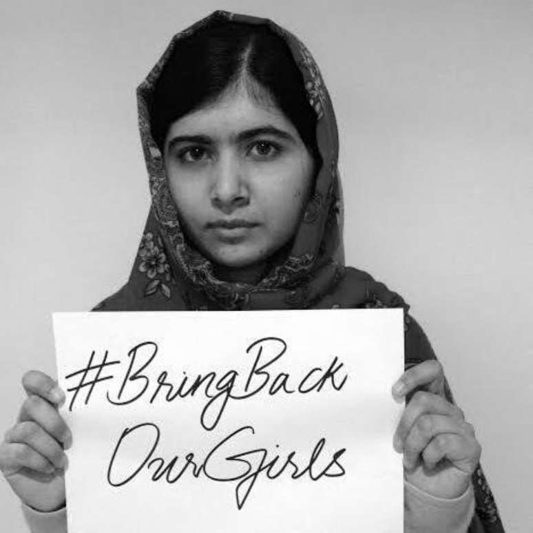 <p>Malala diz que é "irmã das adolescentes"</p>