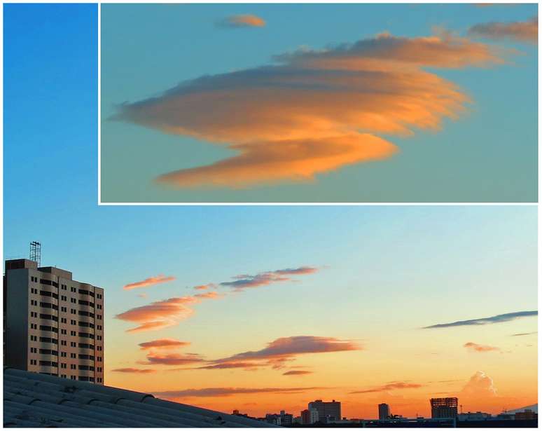 Nuvem fotografada no céu de Fortaleza se assemelha a fenômeno raro
