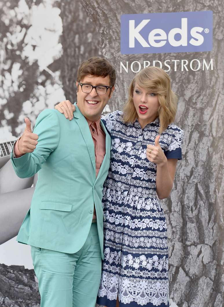 A cantora Taylor Swift participou de um evento da Keds, na Califórnia, na quinta-feira (8). Ela assinou uma coleção de tênis exclusiva para a marca