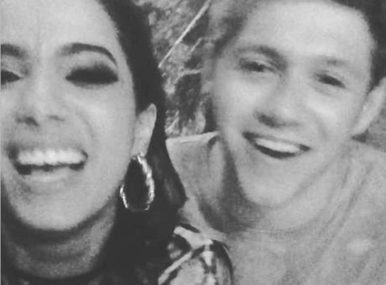 Anitta tietou Niall Horan e at&eacute; gravou um v&iacute;deo com ele