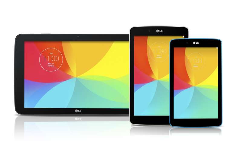 A nova linha de tablets LG G Pad será lançada nas versões 7, 8 e 10 polegadas