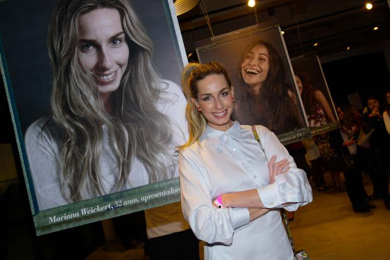 <p>A apresentadora e ex-modelo Mariana Weickert foi ver de perto o lançamento do projeto "Cara Lavada com Glamour", na última terça-feira (14), em São Paulo</p>