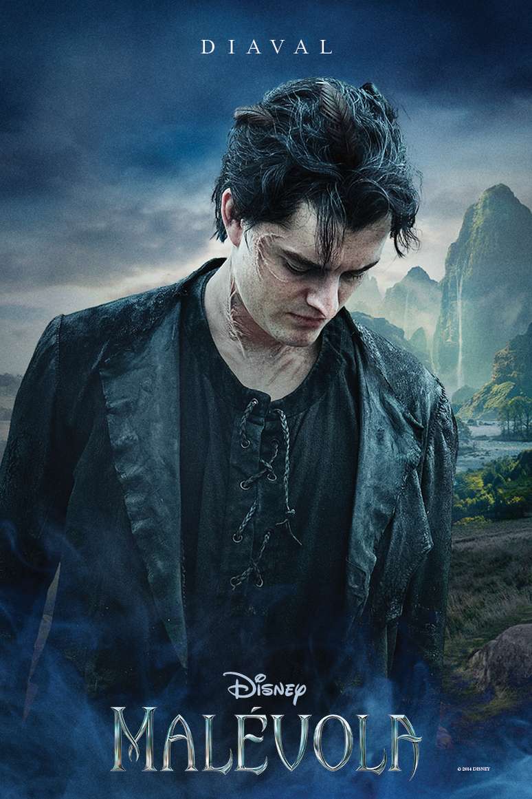 Sam Riley como Diaval, o leal servo de Mal&eacute;vola no filme que chega aos cinemas em 29 de maio