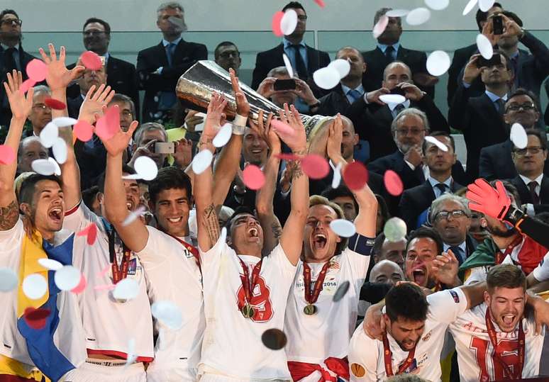 Sevilla foi campeão da Liga Europa em 2014