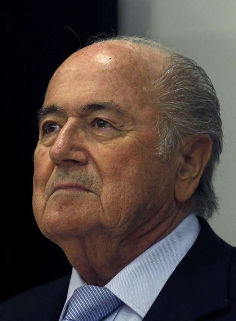 <p>Fifa, presidida por Joseph Blatter, detém uso exclusivo da palavra Pagode até o fim de 2014</p>