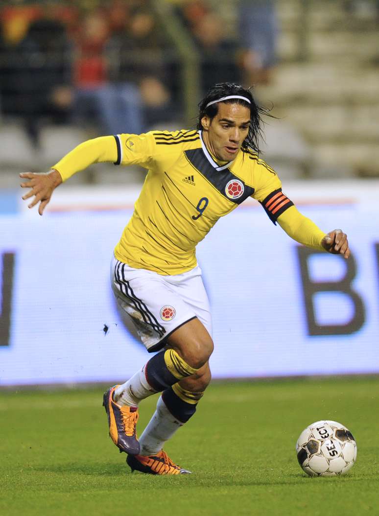<p>Falcao Garcia em ação com a camisa da Colômbia (foto de arquivo)</p>