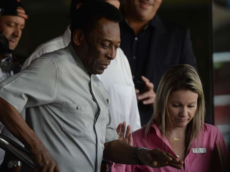 <p>Pelé inaugurou espaço para eventos no Morumbi nesta quinta-feira</p>