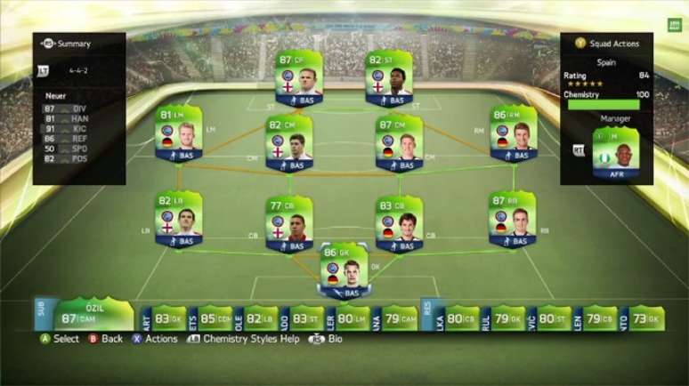 <p>Fifa 14 Ultimate Team: World Cup</p>