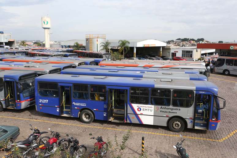 Viação Osasco, da EMTU, entrou em greve nesta semana