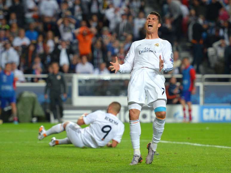 Cristiano Ronaldo se desespera com oportunidade perdida pelo Real Madrid