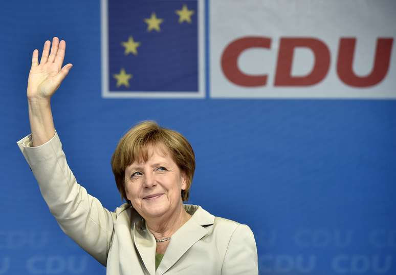 <p>Partido Conservador, da chanceler alemã Angela Merkel, venceu com 36% dos votos as eleições europeias na Alemanha, segundo boca de urna</p>