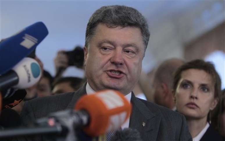 Petro Poroshenko demonstrou confiança em vencer as eleições já no 1º turno