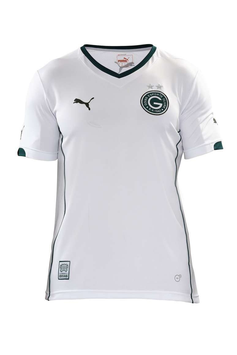 Detalhe nas mangas lembra o estado de Goi&aacute;s