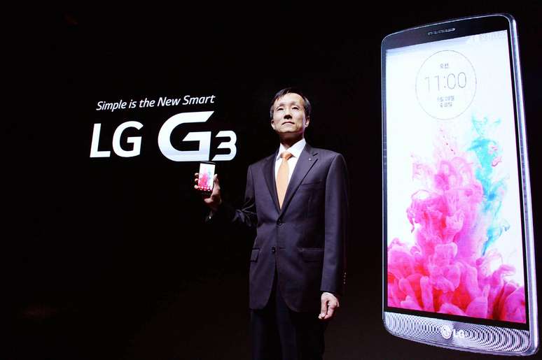 Presidente da LG Mobile, Jong Seok Park apresenta o novo LG G3