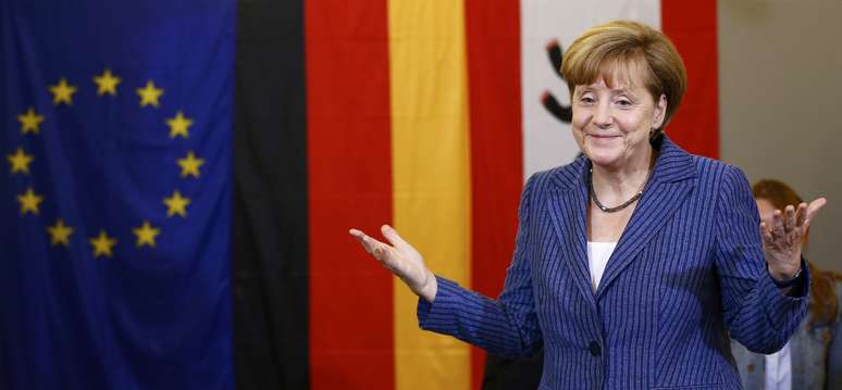 <p>Mais uma vez, a chanceler alemã, Angela Merkel, lidera a lista da Forbes</p>