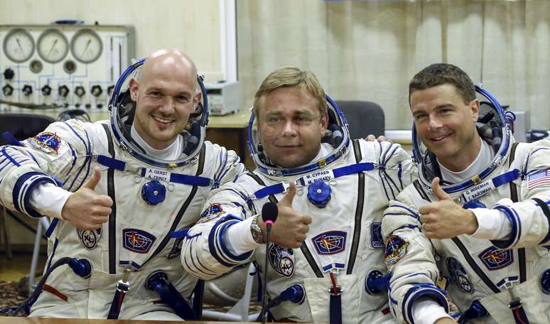 A nave Soyuz TMA-13M chegou à ISS às 21h44 (de Brasília) após decolar da base de Baikonur