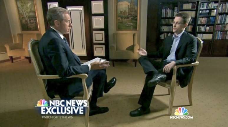 <p>A entrevista ao <em>Fantástico</em> foi a segunda concedida por Snowden na última semana; ele também falara à emissora americana NBC</p>